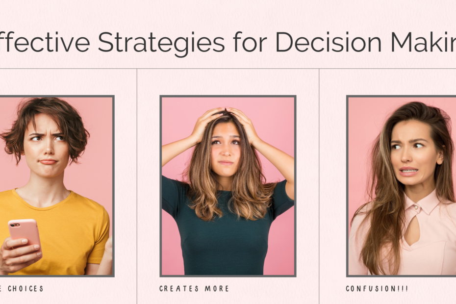 effective strategies of decision making